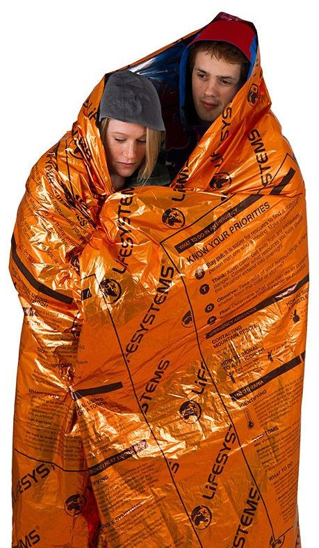 Izotermická folie Heatshield Thermal Blanket pro dvě osoby použití 2